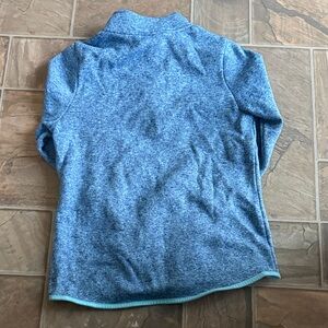 Athletic Works Kids Blue Quarter-Zip Sweater